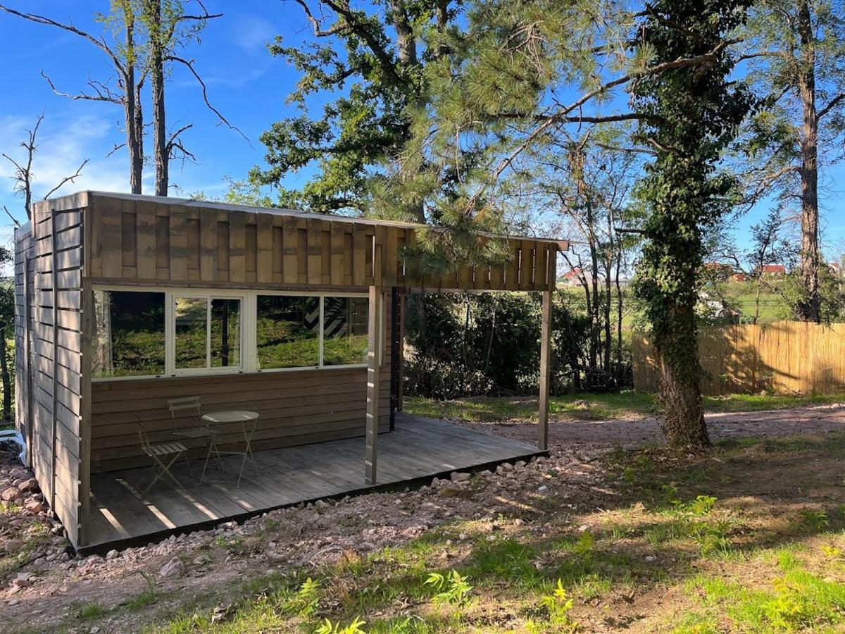 La Cabane Du Champ Du Possible Uxeau Zewnętrze zdjęcie